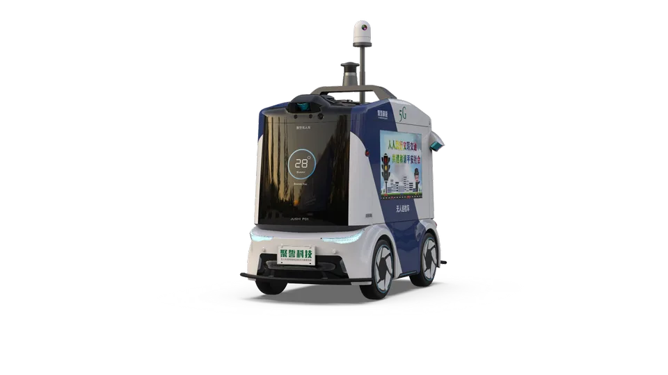 聚誓科技 P01 无人车(2020 年起在上海张江落地的早期车型)